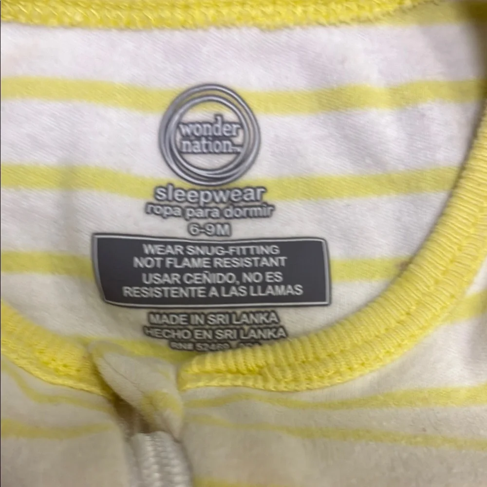Carter's Pink Floral & Yellow Bee Stripe Baby One-Piece Sleepers - 2 Pack